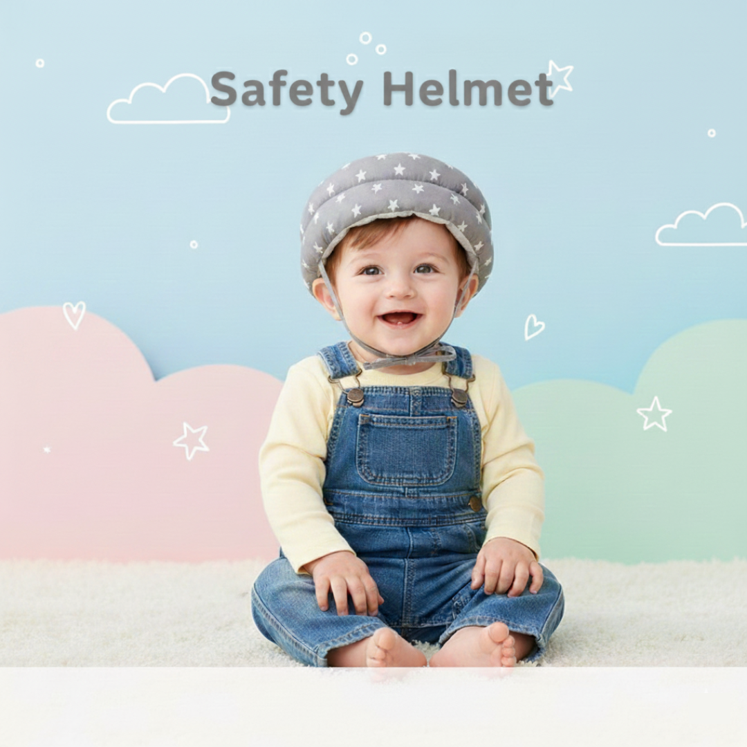 Baby Safety Helmet – Adjustable 360° Protection (6–36 Months)