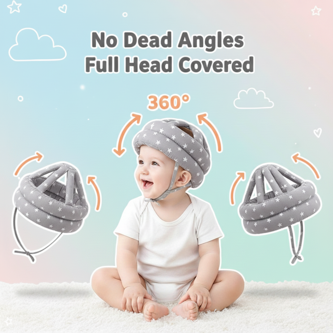 Baby Safety Helmet – Adjustable 360° Protection (6–36 Months)