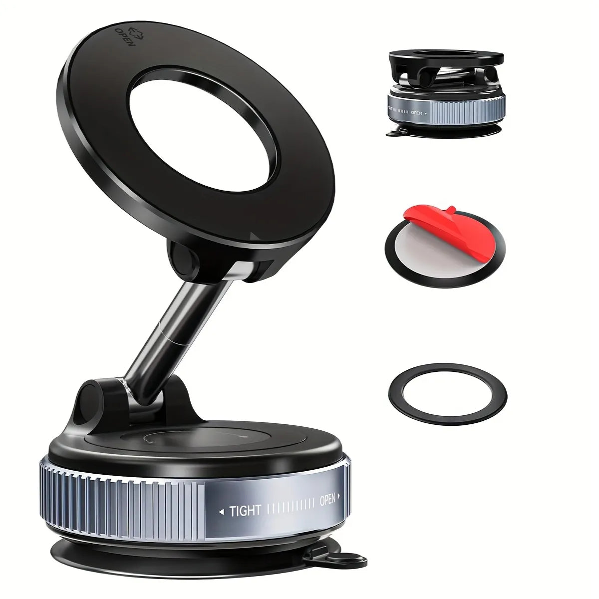 Adjustable Mobile Suction Holder – Strong Grip Phone Mount