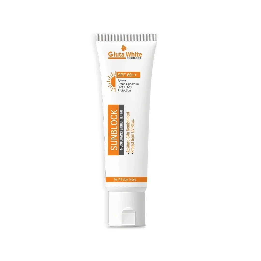 Gluta White Whitening Sunblock UV Protection Cream