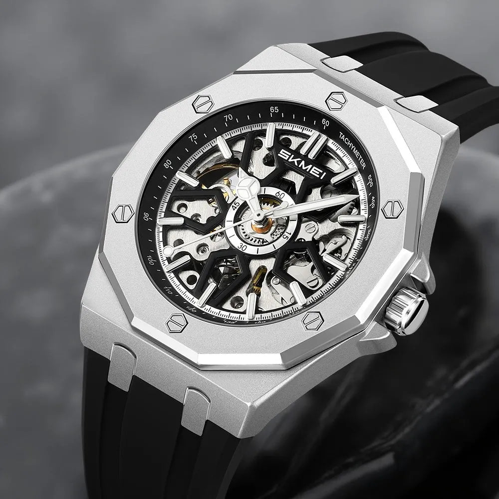 SKMEI M036 Automatic Skeleton Watch – Bold Sports Design