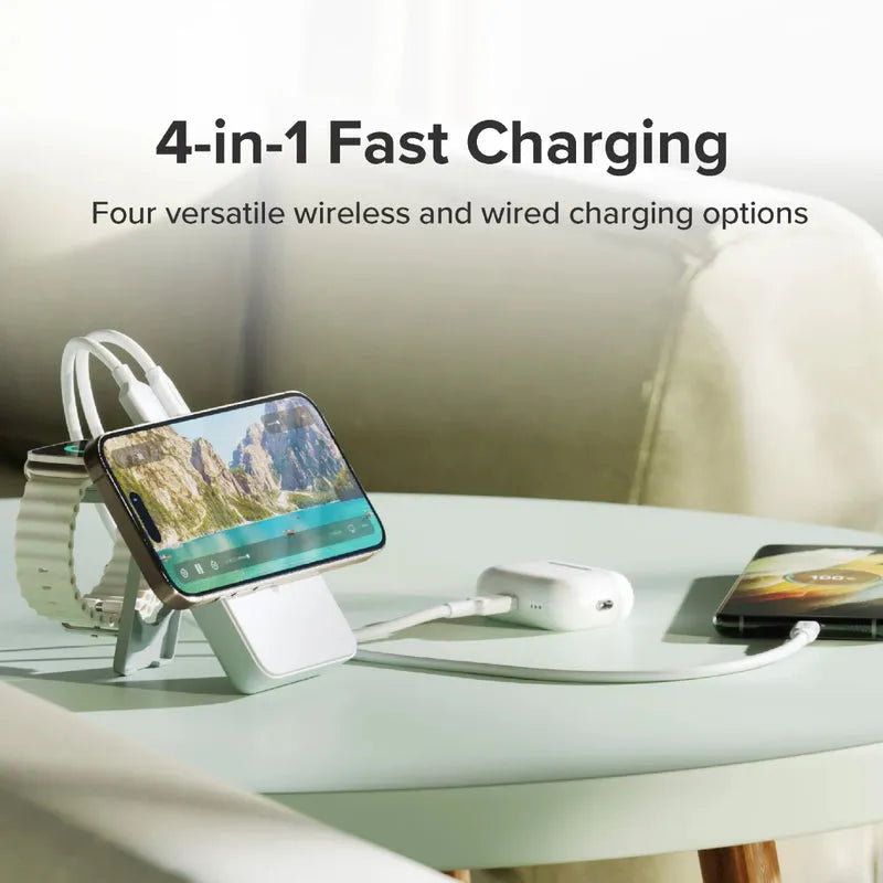 Lift 4-in-1 MagSafe Wireless Power Bank – 10,000mAh
